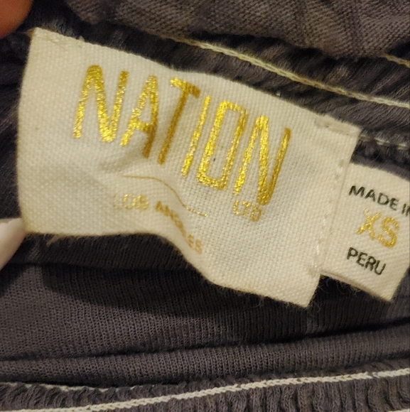 Nation LTD Mauve Sleeveless Smocked Mock Neck Stretch Knit Top Size XS - Picture 7 of 7